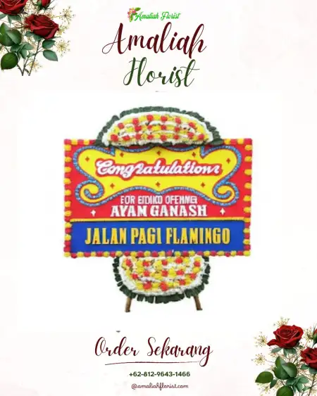 Sewa Papan Bunga Gedung Pernikahan Parung